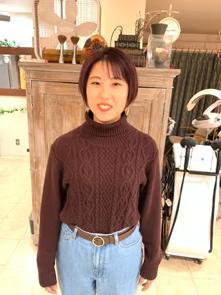 ショート カラー nishimura makotoのヘアスタイル