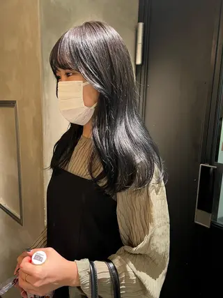 セミロング カラー アンニュイヘア🪽 ayumiのヘアスタイル