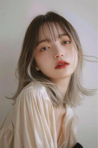 ミディアム カラー ☀️Luana☀️ 公式/大通のヘアスタイル