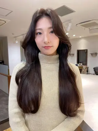 ロング カラー 《髪質改善✖️オリー ブ🧸》小嶋拓也のヘアスタイル