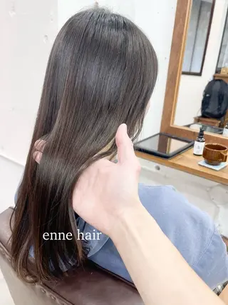 ロング enne hair&organic所属・🌟髪質改善メテオ カラーenne🫧のヘアスタイル