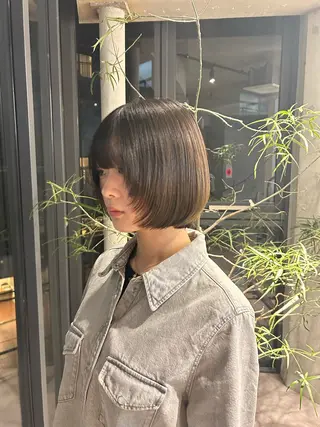 ショート カラー パーマ 👒oikawa kaede🍃のヘアスタイル