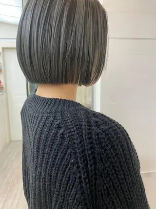 セミロング パーマ カラー 初めでも安心🌟 newi町田✂のヘアスタイル