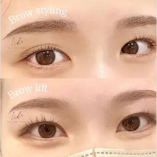 アイブロウ Lib face nail eyes 小松店所属・Lib 小松店 takeda 𖤐°のマツエク・マツパデザイン