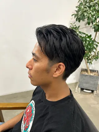 メンズ やりすぎないパーマ ニュアンスパーマのヘアスタイル