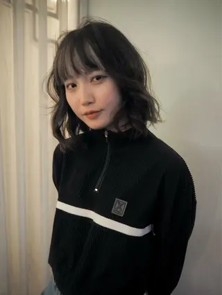 ミディアム COME G HEAD 上之裏所属・高木 青空のヘアスタイル