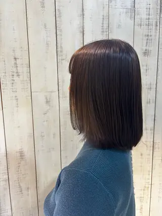 ミディアム 丸山 早紀のヘアスタイル