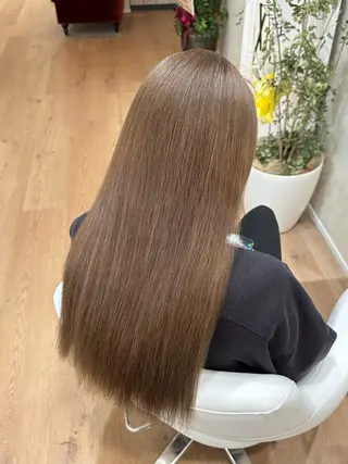 ロング 透明感🫧/ブリーチ /永田　汰伊智のヘアスタイル