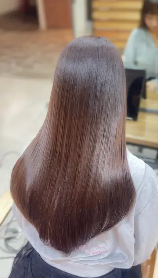ロング カラー honoka/レイヤ ー/艶感カラー/韓国のヘアスタイル