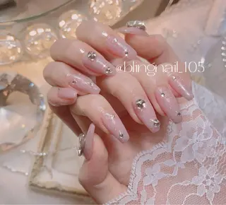 ネイル 23時まで❤︎韓国、 ワンホンネイルのネイルデザイン