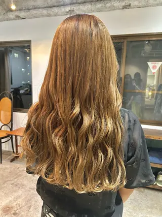 ロング カラー ヘアアレンジ 🎀suzuna 透明感colorのヘアスタイル