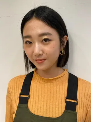 ショート 透明感カラー/似合わ せカット/大島実加永のヘアスタイル