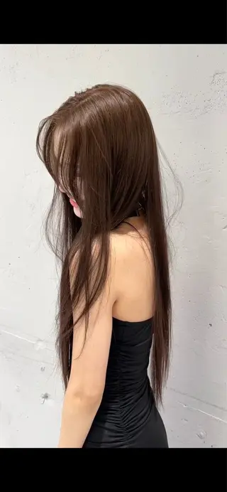 ロング カラー ヘアアレンジ RioN/網紅ヘア 🩶透明感艶カラーのヘアスタイル