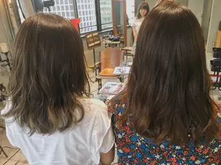 セミロング カラー パーマ ヘアアレンジ 代表 中島貴志のヘアスタイル