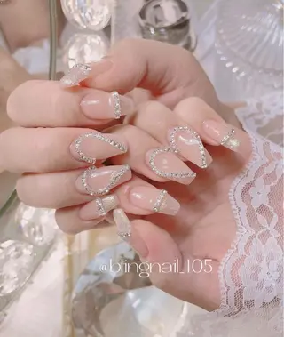 ネイル 23時まで❤︎韓国、 ワンホンネイルのネイルデザイン