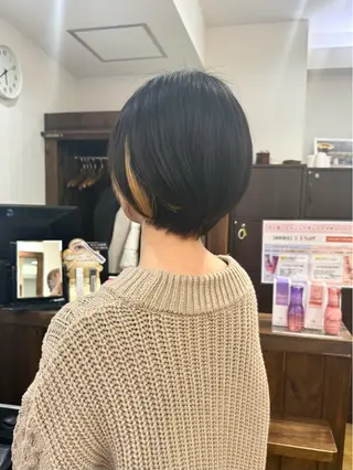 ショート カラー ヘアアレンジ 💖メンズモデル 募集/晴香💖のヘアスタイル