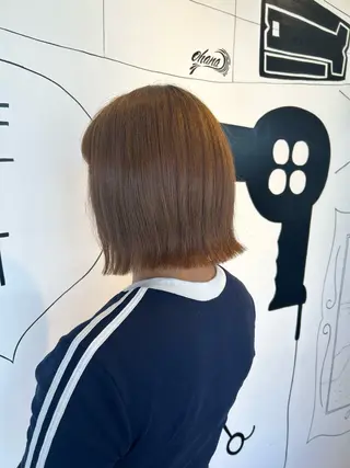 ミディアム 🍒ケアカラー🍒 AKAね🤍のヘアスタイル