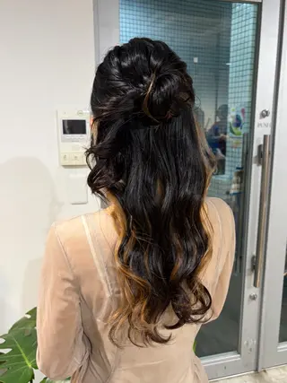 ヘアアレンジ 髪質改善カラー× レイヤー/rinaのヘアスタイル