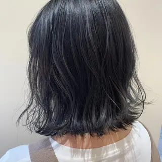 ミディアム 透明感カラー 金村真子のヘアスタイル