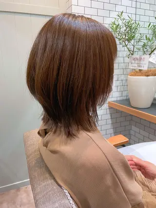ミディアム カラー ✨ハイトーン✨ダブル カラー✨シバサキのヘアスタイル