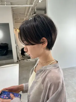 ショート ユイ 別府ですのヘアスタイル