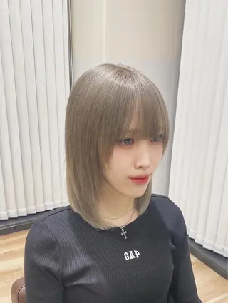 ミディアム カラー 藤江 広人のヘアスタイル