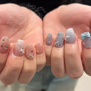 ネイル honoka ガーリーネイル໒꒱のネイルデザイン