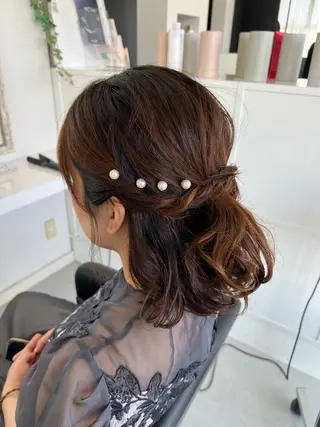 ヘアアレンジ 艶カラー/マツエク /似合わせ🤍ななえのヘアスタイル