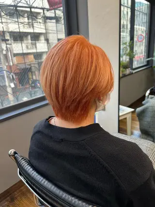 ショート カラー ヘアアレンジ ✨前田 優・2拠点✨ ✨恵比寿・札幌店✨のヘアスタイル