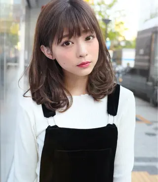 ミディアム カラー ガレリアエレガンテ栄店所属・ガレリア エレガンテ栄のヘアスタイル