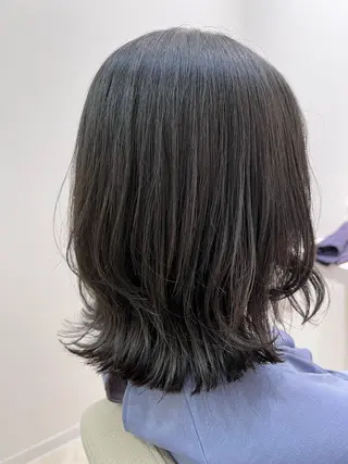ミディアム カラー 暗髪/艶髪/Ono .のヘアスタイル