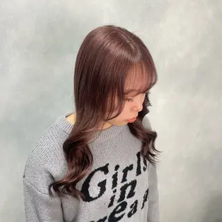 カラー L studio心斎橋店【エルスタジオ】所属・透け感ベージュ 🪐REN🪐のヘアスタイル