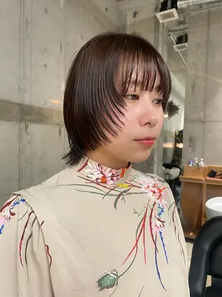 ミディアム wewe: momoeのヘアスタイル