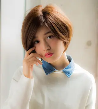 ショート カラー パーマ clan五反田所属・髪質改善、縮毛矯正 店長浅野太郎のヘアスタイル