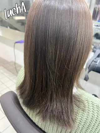 ヘアアレンジ ロング カラー LuciA/エクステ カラーのヘアスタイル