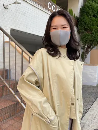 セミロング COMILE 🌼 SUZUKAのヘアスタイル