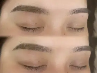 アイブロウ 眉毛アイブロウ&まつ毛パーマiena渋谷/パリジェンヌ/眉毛まつげパーマ/眉毛アイブロウ所属・iena渋谷 【練習モデル募集】のマツエク・マツパデザイン