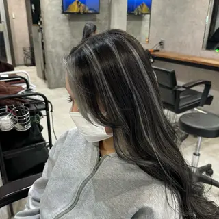 ロング カラー 矢島颯哉/ハイトーン ブリーチカラー💎のヘアスタイル