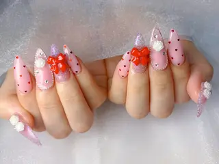 ネイル Queennail 北堀江Yumiのネイルデザイン