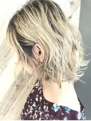 セミロング カラー 🌟Noble 白金台店⭐️のヘアスタイル