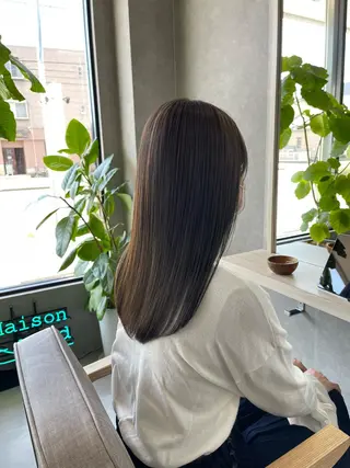 セミロング カラー mood tatemachiのヘアスタイル