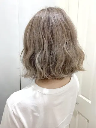 セミロング カラー パーマ ヘアアレンジ メンズ キッズ ネイル マツエク・マツパ 代表🎀 ふわモテ愛 され髪🩷yumiのヘアスタイル