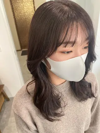 セミロング カラー JIL BLAN所属・JIL BLAN NAOのヘアスタイル