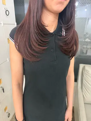 ロング Rinka/レイヤー /透明感カラーのヘアスタイル