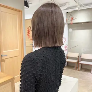 ミディアム レイヤーカット/暖色 カラー/mao🎀のヘアスタイル