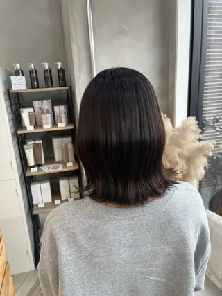 カラー 田中 萌のヘアスタイル
