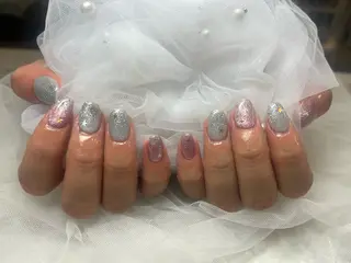 ネイル ネイルリボン 笠井のネイルデザイン