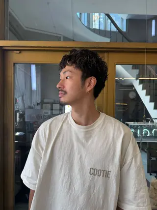 ショート カラー パーマ 松谷 美和のヘアスタイル