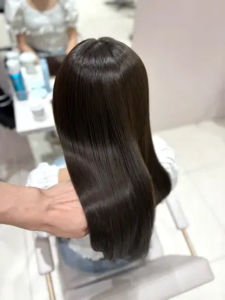 ロング カラー 銀座/オリーブ/ 透明感カラー✨りくのヘアスタイル