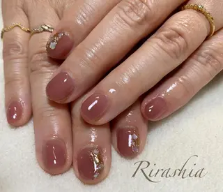 ネイル うる艶/透明感 Rirashaのネイルデザイン